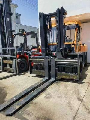 10 Ton TCM FD100 Used Forklift with Diesel Engine and Good Condition