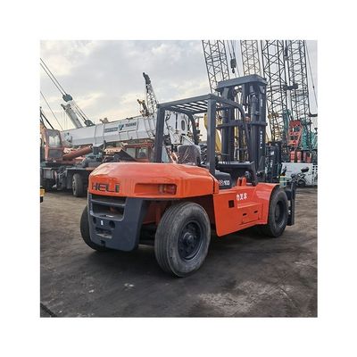 2012 Heli 10Ton Diesel Engine Forklift with 10000kg Capacity and Routine Fork Length