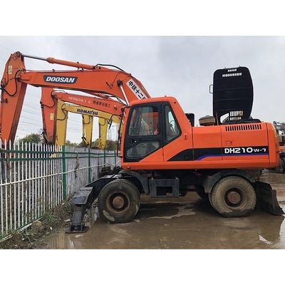 2020 Used Doosan DH210W-7 Excavators Wheel Excavators from Korea Original Doosan Engine