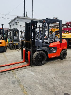 3T Diesel Forklift Toyota 7F30 8F30 for Farms Used ToyotaFDZN30 in Good Condition