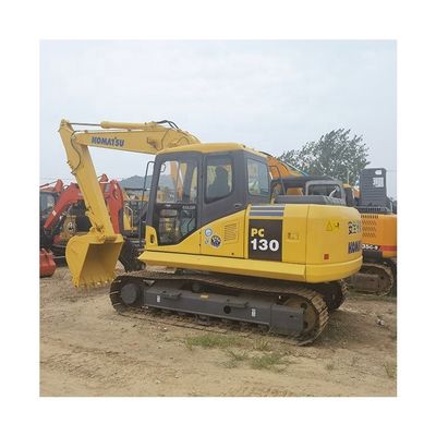 Original Engine 13TON Used Mini Excavator Komatsu PC130-7 PC120 PC130 with Hydraulic Thumb