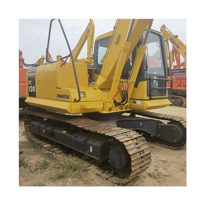 Original Engine 13TON Used Mini Excavator Komatsu PC130-7 PC120 PC130 with Hydraulic Thumb