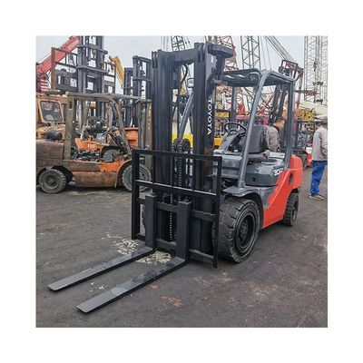 Manufacture 3.5 Ton Diesel Forklift with Semi Lifter Pallet Truck and Routine Fork Width