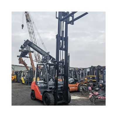 Manufacture 3.5 Ton Diesel Forklift with Semi Lifter Pallet Truck and Routine Fork Width