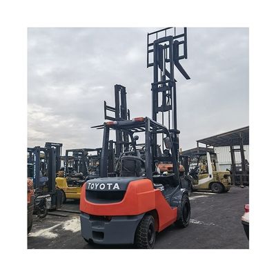 Manufacture 3.5 Ton Diesel Forklift with Semi Lifter Pallet Truck and Routine Fork Width