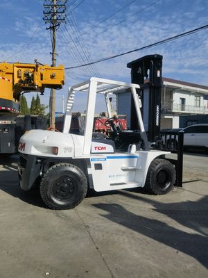 Powerful 7ton TCM FD70 Forklift Japan Original Excellent Condition Diesel Engine