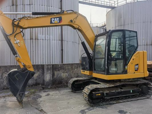 Used CAT 307.5 Excavator with Original Hydraulic Valve and Rubber Tracks from Japan