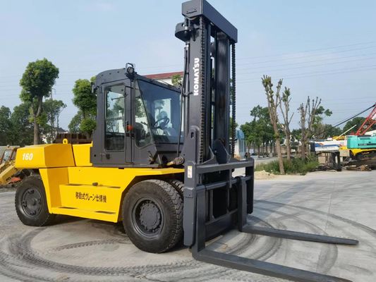 Top- Second Hand Komatsu FD160 with Diesel Engine Power Source and 1150mm Fork Length