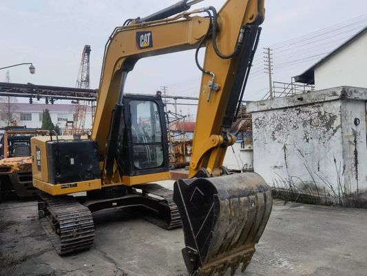 Used CAT 307.5 Excavator with Original Hydraulic Valve and Rubber Tracks from Japan