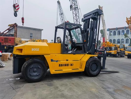 Komatsu 100% Japan Original FD200 20 Ton Second Hand Forklift with Fork Width of 550mm