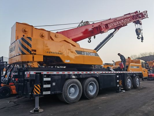 SANY STC800 80 Ton Mobile Car Crane Used Construction Machine All Terrain Mobile Crane