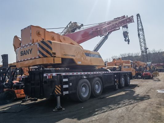 SANY STC800 80 Ton Mobile Car Crane Used Construction Machine All Terrain Mobile Crane