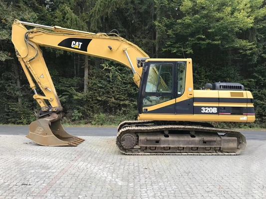 Used Second Hand CAT 320 320B Crawler Caterpillar Excavator 1M³ Bucket Capacity Diagnostic Tools