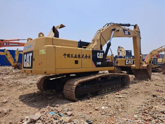 Low Working Hours Used CAT 349D Hydraulic Crawler Excavator 49TON with Original Engine