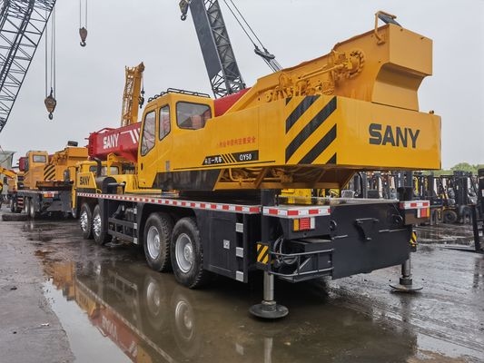 Perfect 50 ton lifting capacity truck crane with original hydraulic pump and cylinder