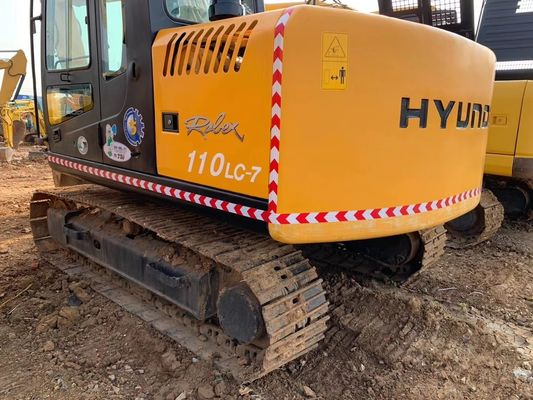 Used Hyundai Excavator 110 110-7 with Original Hydraulic Valve 11TON Operating Weight