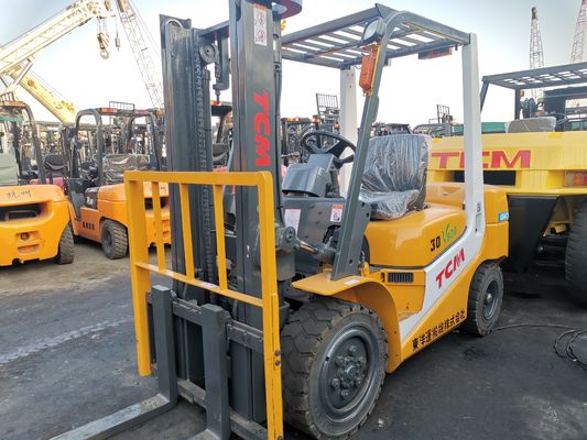 1200mm Fork Width TCM 3 Ton 3.5 Ton Diesel Forklift With ISUZU YANMAR MISUBISHI Engine