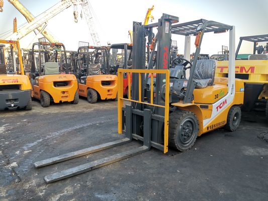 1200mm Fork Width TCM 3 Ton 3.5 Ton Diesel Forklift With ISUZU YANMAR MISUBISHI Engine
