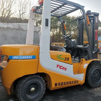 1200mm Fork Width TCM 3 Ton 3.5 Ton Diesel Forklift With ISUZU YANMAR MISUBISHI Engine