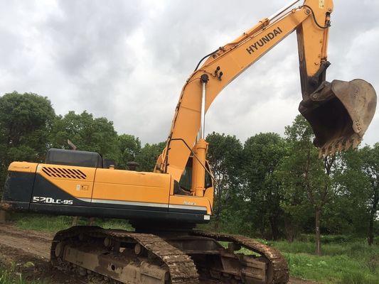 52TON Operating Weight Hyundai 520-9 Crawler Excavator with Original Hydraulic Cylinder