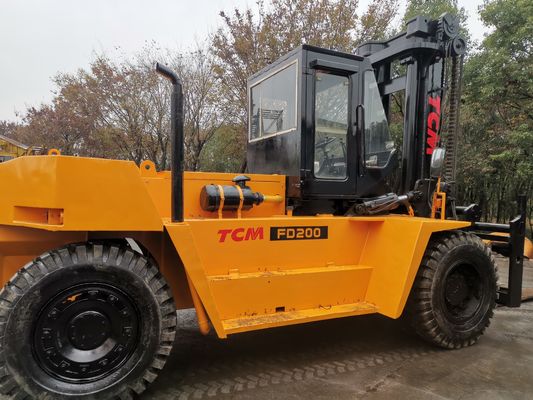 TCM 20 Ton Diesel Forklift FD200 FD250 for Container Heavy Duty in Good Condition
