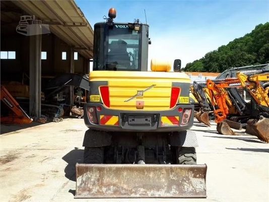 Volvo EW60 2 Tons Mini Wheel Excavator with Other Bucket Capacity in Good Condition