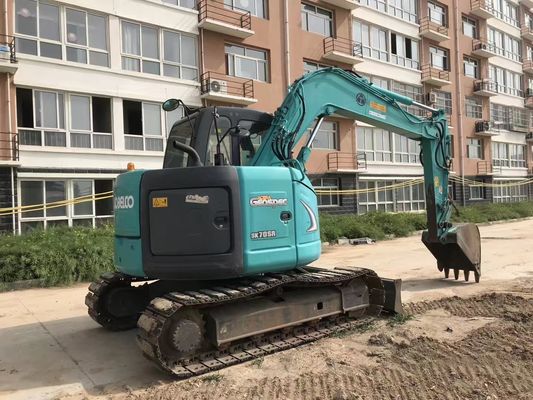 Original Condition Kobelco SK70SR 7 Ton Used Crawler Excavator Good Running Condition