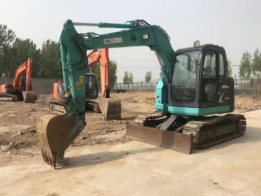 Second Hand Kobelco SK70SR Used Crawler Excavator With 3 Ton Rated Loading Capacity