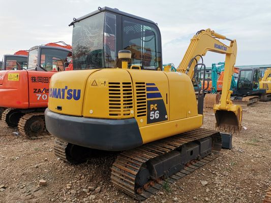 5000 KG 65KM 2022 Komatsu Pc56-7 Digger Pre-Owned 5 Tonne Mini Excavator in Shanghai