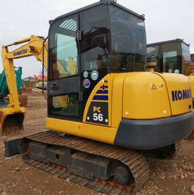 Low Hours Komatsu Pc56-7 Used Excavator in Shanghai with and Original Hydraulic Valve