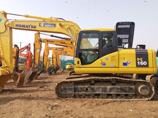 Good Condition Second Hand KOMATSU PC160 Excavators with Operating Weight of 16000kg