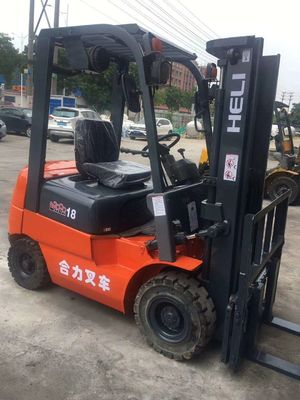 1800 kg Used HELI CPCD18 1.8ton Diesel Forklift with Side Shift Excellent Condition