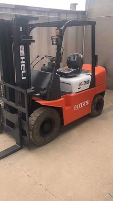 3.5T HELI K35 Container Forklift Diesel Engine Power Source and Routine Fork Width