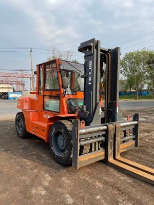 10Ton HELI K100 Diesel Forklift with Side Shift Fork Positional Machinery Repair Shops