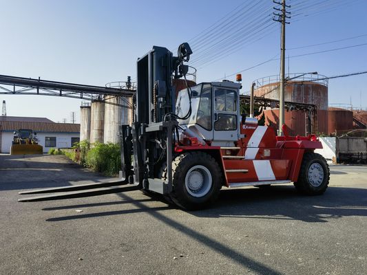 25 Ton Used Kalmar Forklift with Side Shift and 3 Mast Fork Lift Diesel Engine