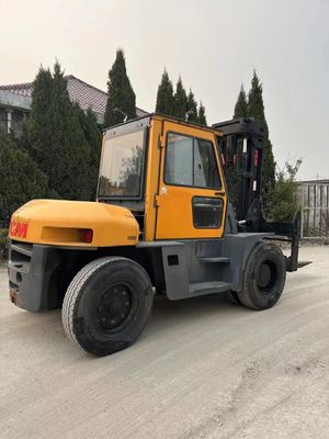 Used TCM FD80 Diesel Forklift with CE 4.5m Lift Height 6m/s Speed Excellent Condition
