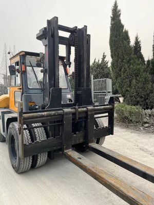 8ton TCM FD80 Forklift in Shanghai with Routine Dimensions and Fork Width