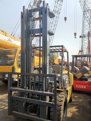 Fork Width 1200mm Komatsu FD50 5T Used Forklift 5T Japan Lifting with ISUZU Engine