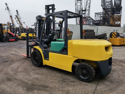 Manual Power Source Komatsu FD50 Forklift with Original Japan Lifting Technology