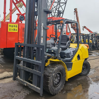 Shanghai Instock Komatsu FD50-10 5ton Forklift with 2.5ton 3ton 3.5ton 5ton 7ton 15tons