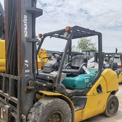 5ton Forklift Komatsu FD50-10 FD50-7 FD50 with Manual Power Source and Good Condition
