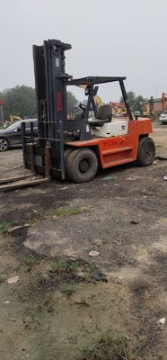Good Condition Used TCM FD70 Forklift Truck 7000 KG Weight Diesel Engine Power Source