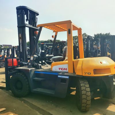 Powerful Diesel Engine TCM FD70 7 Ton Forklift 80% with 2 Stage Mast and Sideshift