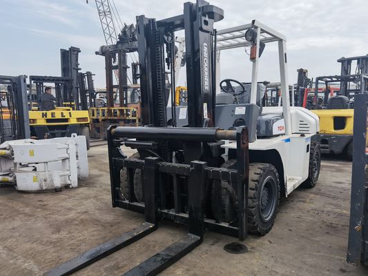 Routine Fork Length Used TCM Toyota Material Handling Equipment 7 Ton Diesel Forklift
