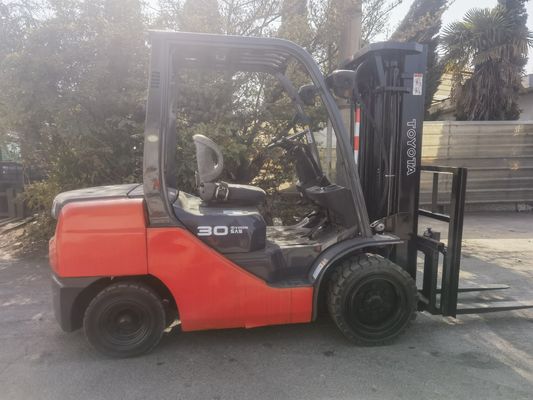 TOYOTA 8F30 7F30 FD30 diesel engine forklift with 4.5m fork length and 3 stage mast
