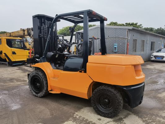 Used Toyota Forklift Gasoline Gas 2.5ton 3 Ton in Shanghai Yard with Fork Width routine