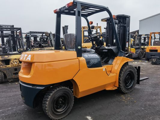 Make Toyota 5 ton forklift Used FD50 7f50 8f30 3tons forklift 5tons Diesel Forklift