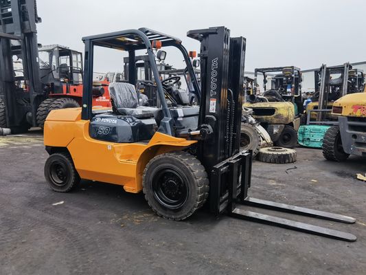 Make Toyota 5 ton forklift Used FD50 7f50 8f30 3tons forklift 5tons Diesel Forklift