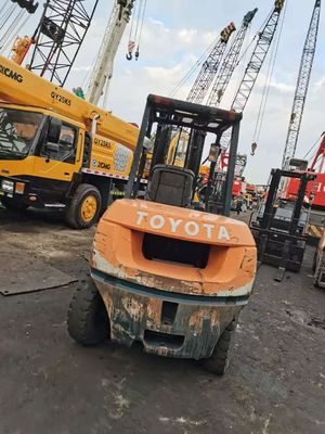 Original Repaint Toyota Japan 5 Ton 7F50 Hydraulic Forklift with Fork Length Routine
