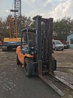 Original Repaint Toyota Japan 5 Ton 7F50 Hydraulic Forklift with Fork Length Routine
